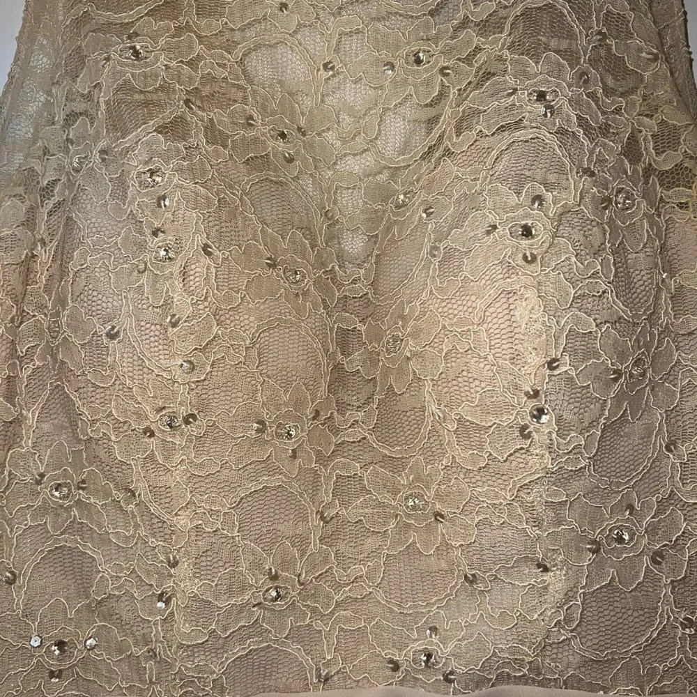 Cream Bridesmaid Dress - Picture 2 of 5